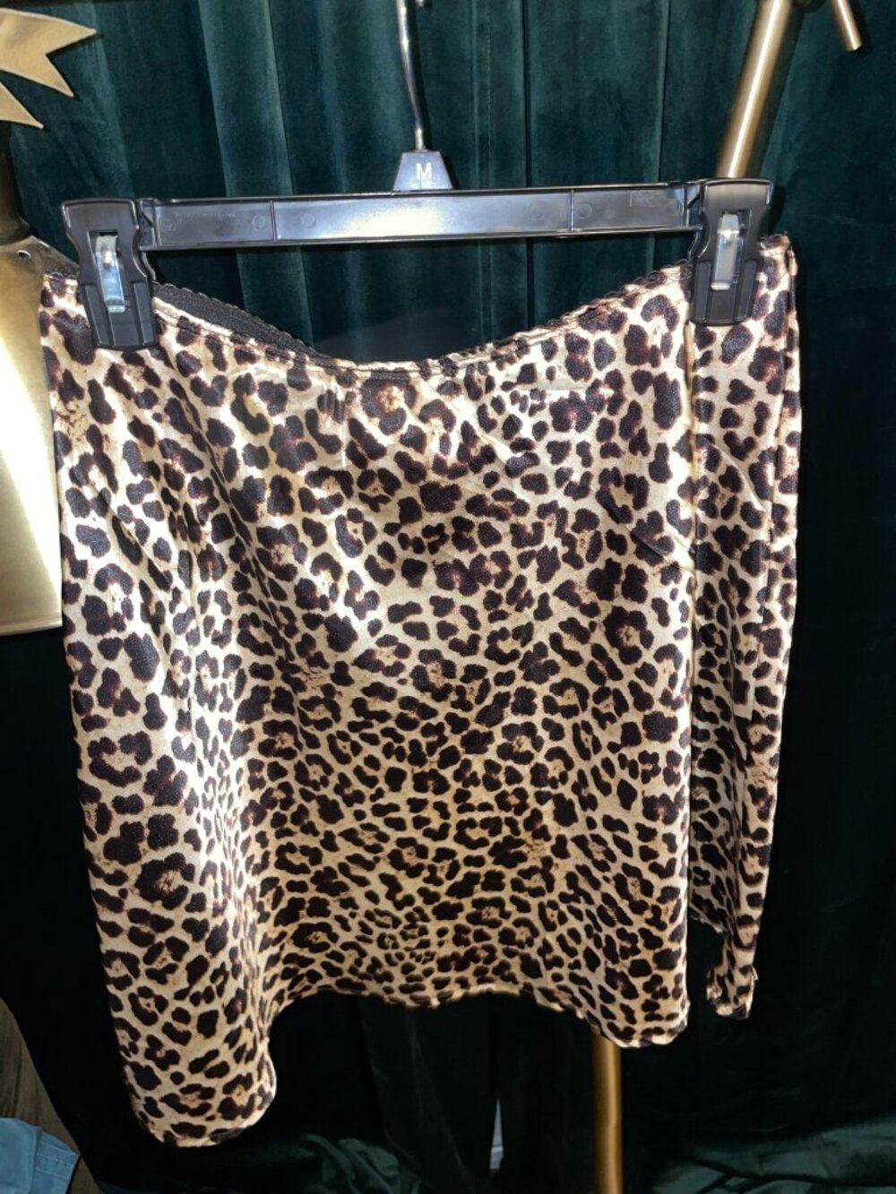 Altar'd State Leopard Print Slip Skirt